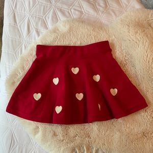 Girls heart skirt